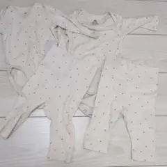 H&M オーガニックコットン ベビー服セット 62cm