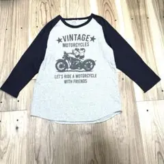 ステュディオダルチザン STUDIOD'ARTISAN 八部袖Tシャツ 日本製M