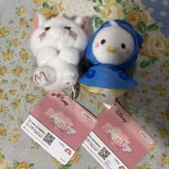 ミルキーボア レインポンチョマスコット ドナルド パールマスコット マリー