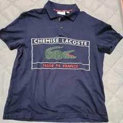 LACOSTE ネイビー ポロシャツ
