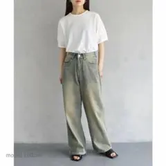 バックギャザーデザインTシャツ