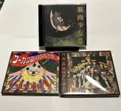 筋肉少女帯CD まとめ売り　猫のテブクロ　サーカス団パノラマ島へ帰る　月光蟲