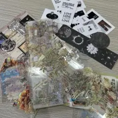 コラージュ素材 シール詰め合わせ
