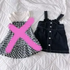 ♡アプレレクール ジャンスカ　デニム　80♡