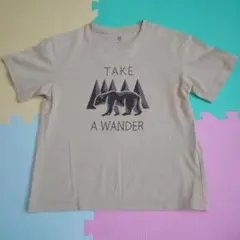 UNIQLO クマと木のプリント Tシャツ 120