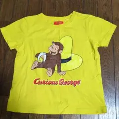 Curious George Tシャツ からし色110
