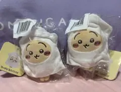 ちいかわ たこイカくじ D賞 たこイカマスコット うさぎ 2点セット