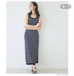 coca ノースリーズニットワンピース