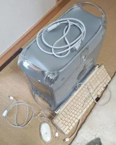 Power Mac G4 シルバー ケース 本体、マウス、キーボード　セット