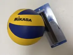 ミカサバレーボール5号とモルテン空気入れ セット【送料込み・匿名配送】