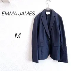 EMMA JAMES テーラードジャケット M ネイビー　夏用　フォーマル
