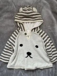 【新品未使用】　タグ付き　bebe reduction べべ　くまパーカー