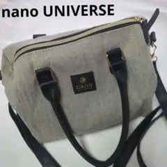 nanoUNIVERSE　ナノユニバース　 2WAYミニボストンバッグ