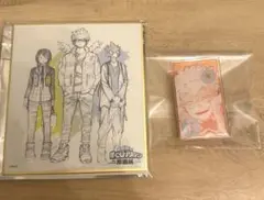 ヒロアカ原画展 アクリルバッジコレクション 色紙コレクション ホークス