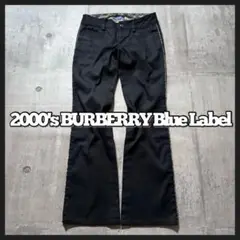 00s BURBERRY BLUE LABEL flare pants y2k