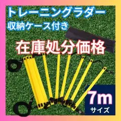 ◆トレーニング ラダー 7m 13枚 サッカー 陸上 フィットネス 球技の練習