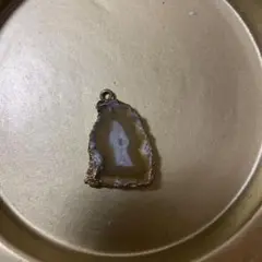 イエローアゲートスライスチャーム