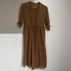 earthmusic＆ecology シアーロングワンピース