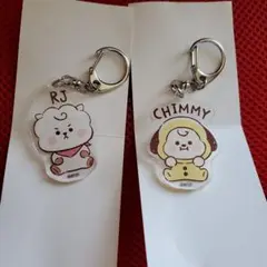 新品 未使用 BT21 アクリルキーホルダー RJ CHIMMY
