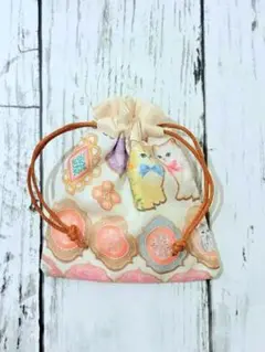 小春工房　ユキエモン　巾着袋