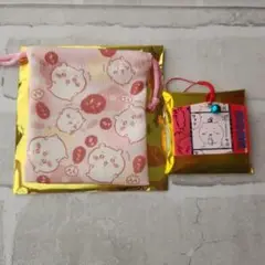 ちいかわ　ちりめん風ミニ巾着　アクリル絵馬コレクション