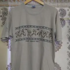 古着 ベージュ プリントTシャツ SHADY PADDAH MAHINA