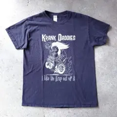 ユーズド古着 プリントTee krank daddie ホットロッド L
