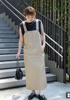 B.CSTOCKベーセーストック★ストレートジャンパースカート