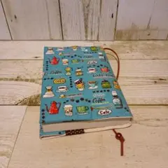 Coffeeshop 文庫本サイズ ブックカバー ハンドメイド