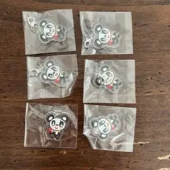 ナルミヤキャラクターズカプセルトイミニアクリルチャーム　おほほパンダ　6個