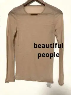 ◆beautiful people◆ ビューティフルピープル 透け感トップス