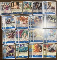 受け継がれる意志 青 R以下端数　op13 赤青エース　デッキパーツ