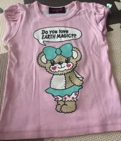 EARTH MAGIC ピンク Tシャツ90