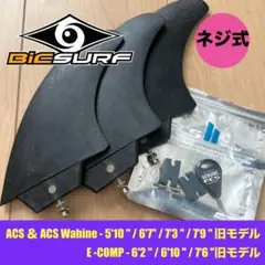 ネジ式⭐️BIC surfboard 専用フィン　3枚セット