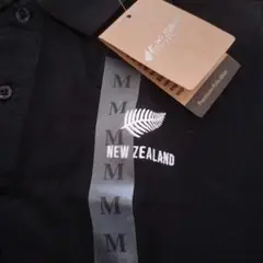 新品　ニュージーランド　kiwi silver ブラック　ポロシャツ　M