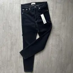 【期間限定SALE】 ZARA ダークブルー スキニーデニム 新品タグ付き