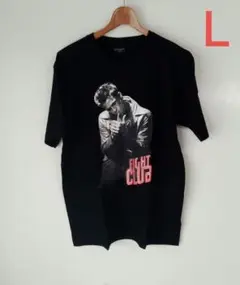 ファイトクラブ FIGHTCLUB タイラー 煙草 映画Tシャツ(Ｌ)T37