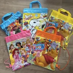 キャラクターバック5枚セット