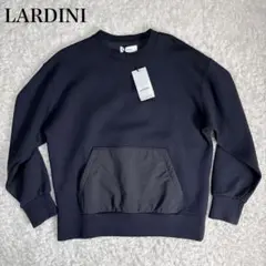 新品 タグ付き LARDINI ラルディーニ スウェット S 23AW ネイビー