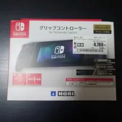 HORI グリップコントローラー クリアブラック