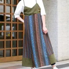 《らくらくメルカリ便》USED品 チチカカ パッチキャミドッキングワンピース