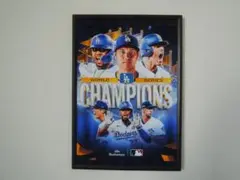 A4 額付き ポスター MLB ワールドシリーズ 野球 ドジャース