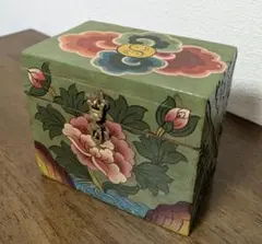 ネパール 木箱 小物入れ