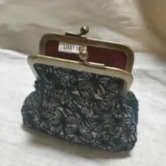 【LISETTE リゼッタ ポルトモネ・べべ】がま口 小銭入れ 小物入れ 刺繍 LISETTE-あなただけのポルトモネ リゼッタのオーダー会vol.4