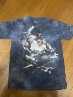 THE MOUNTAIN 動物プリント Tシャツ　アニマルTシャツ　古着