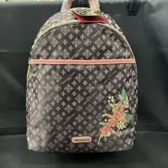 【未使用】クリスチャンオリビエ　リュックサック　刺繍　9868 ブラウン