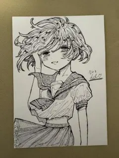 オリジナル　ペン画　イラスト　No.3