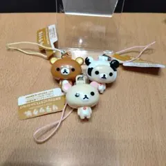 レア リラックマ お外でぴょっこりマスコットストラップ 3個セット