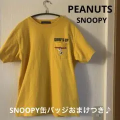 【★美品★PEANUTS SNOOPY スヌーピー☆サーフプリントTシャツ】