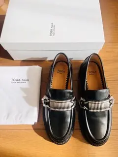 TOGA PULLA バックルレザーローファー 38 24.5